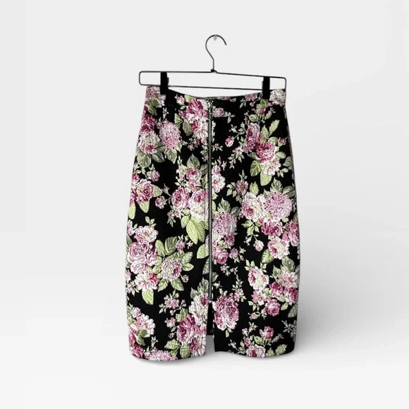 Maeve Anthropologie Floral Jacquard Pencil Skirt, Size XS (H) - Picture 2 of 7